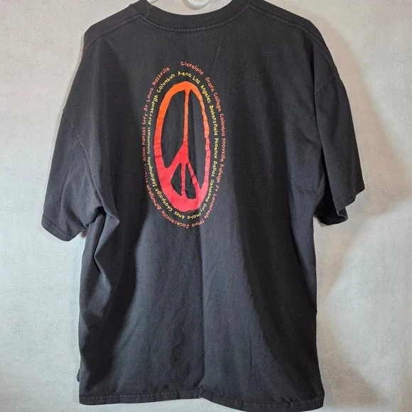 Prince Musicology Tour 2004ever Vintage Concert T-Shirt Black Mens XL